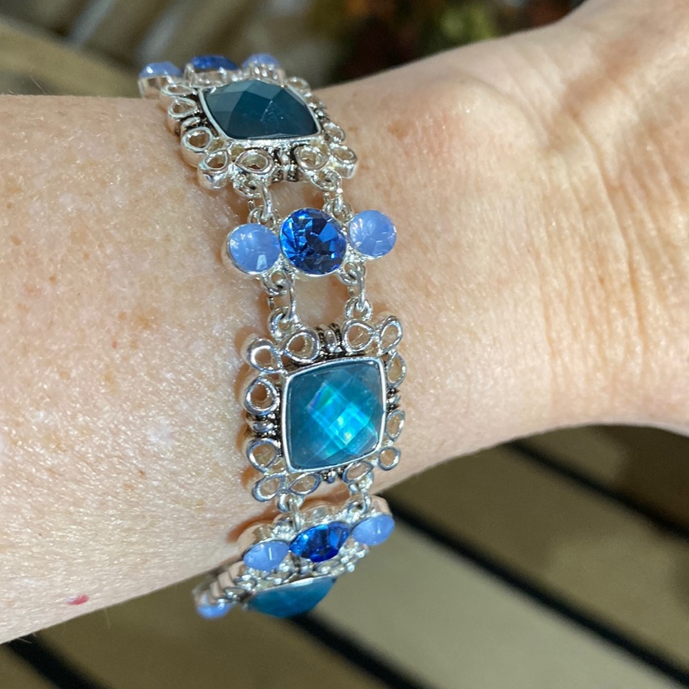 Blue & Aqua stones Bracelet